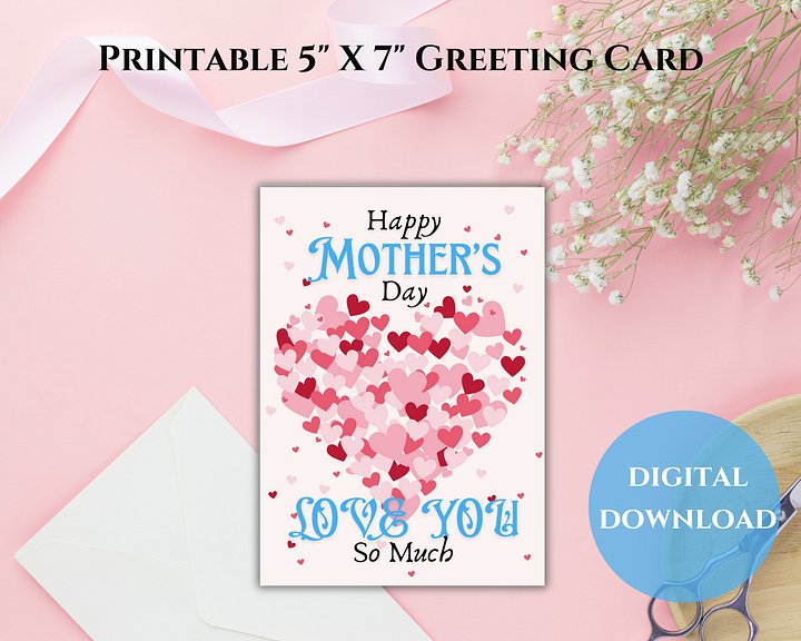 Hearts of Hearts Mother's Day Card product image (1)