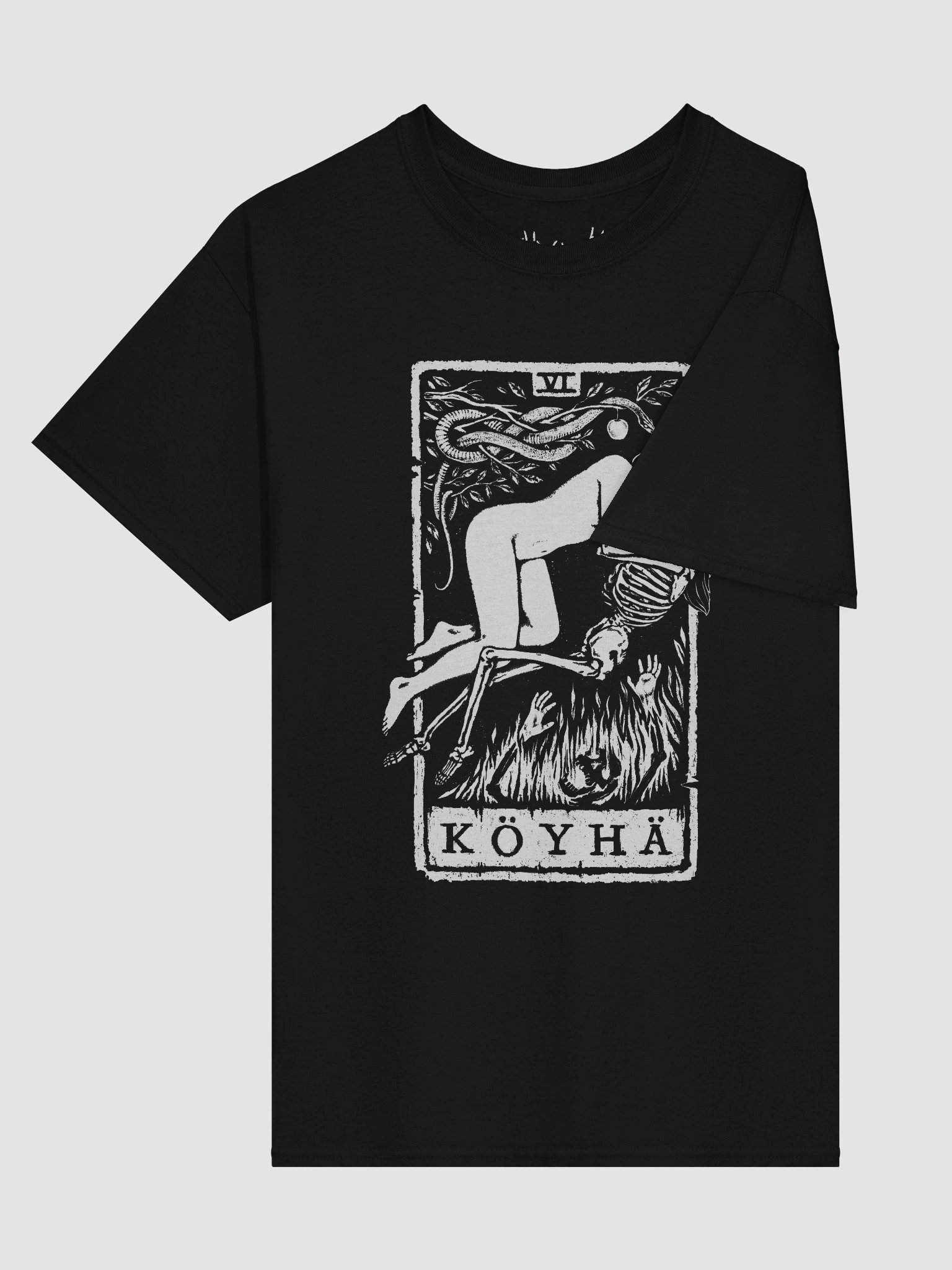 TAROT MUSTA T-PAITA product image (3)
