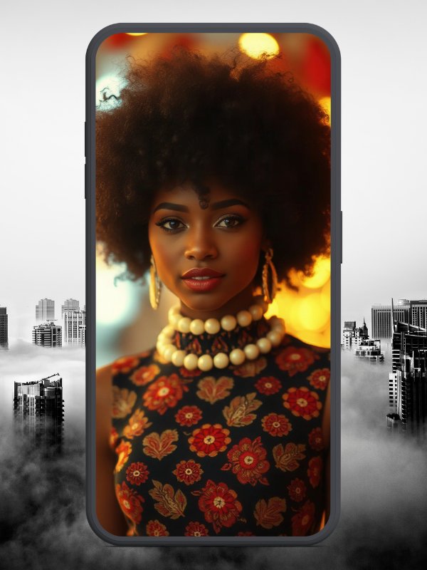 Afro Angels x10 (Pack 1) 4K Cellphone Wallpaper Download product image (1)