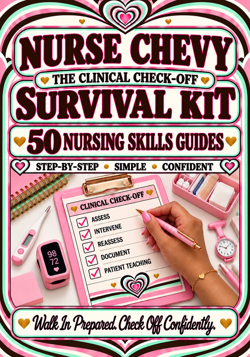 Nursing Skills Check-Off Bundle — Clinical Skills Step-by-Step Guides product image (1)