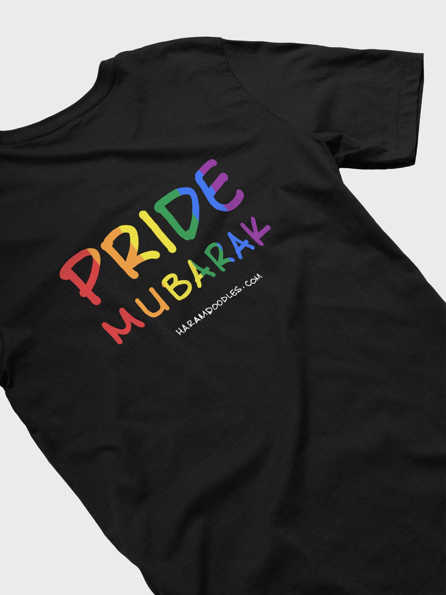 Pride Mubarak Rainbow Flag Supersoft T-Shirt product image (4)