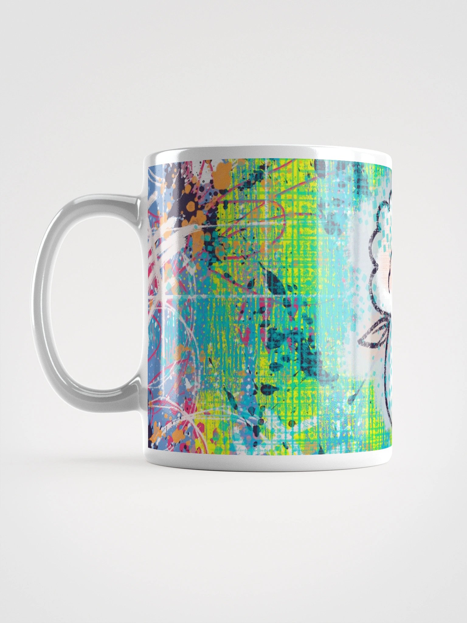 Whimsical Hand Drawn Cartoon Sheep Mug product image (6)