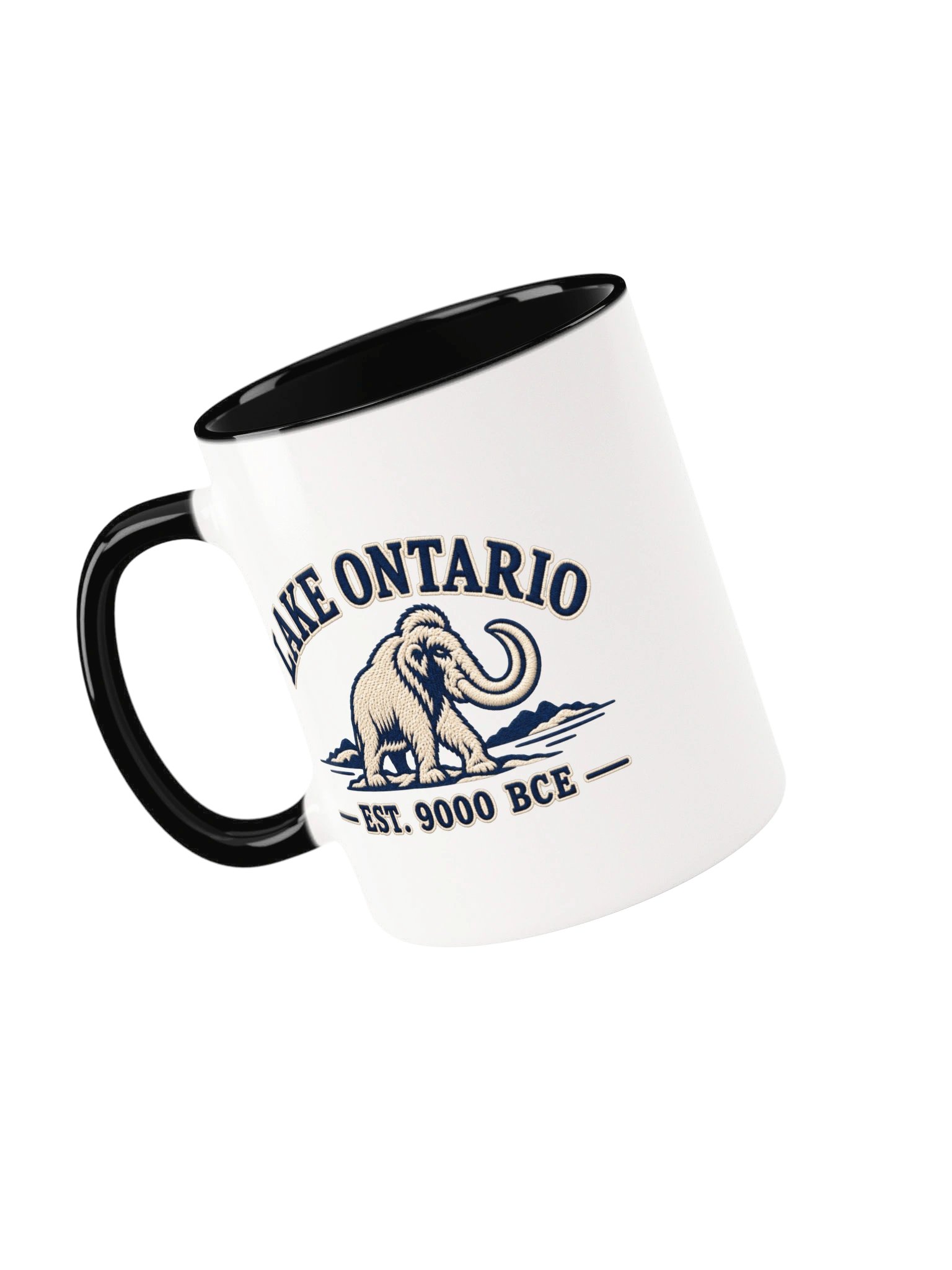 Lake Ontario Mammoth Ceramic Mug — Black Inside product image (3)