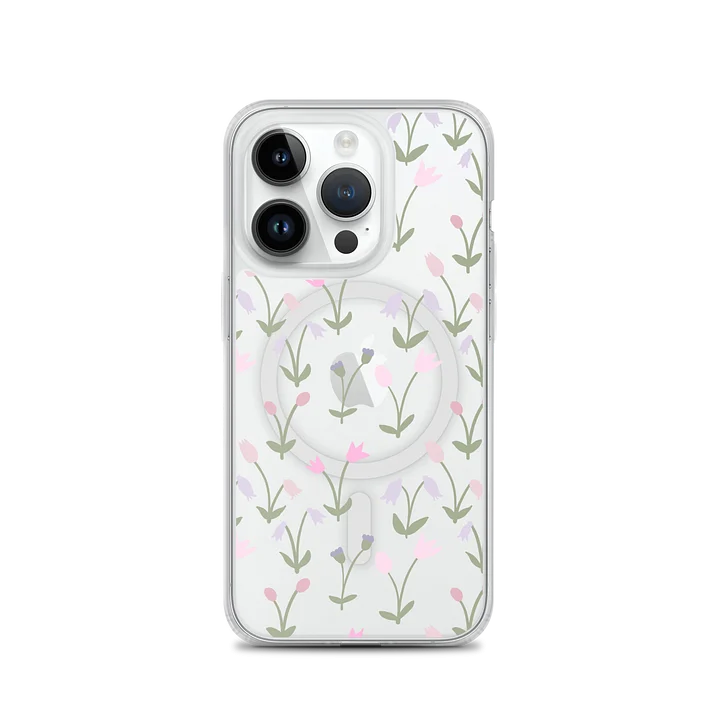TULIPS AND BLUE BELLS GARDEN MagSafe® Clear Case product image (3)