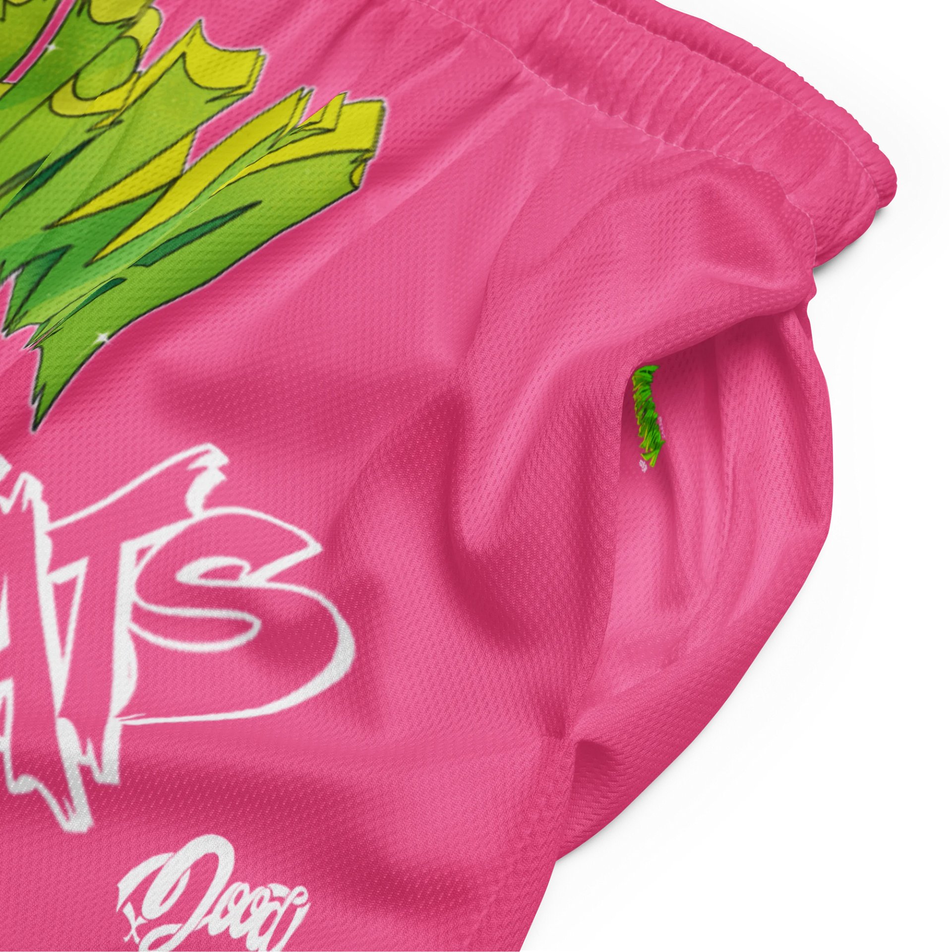 KONNICHIWA - Pink Mesh Shorts (with pockets) product image (3)