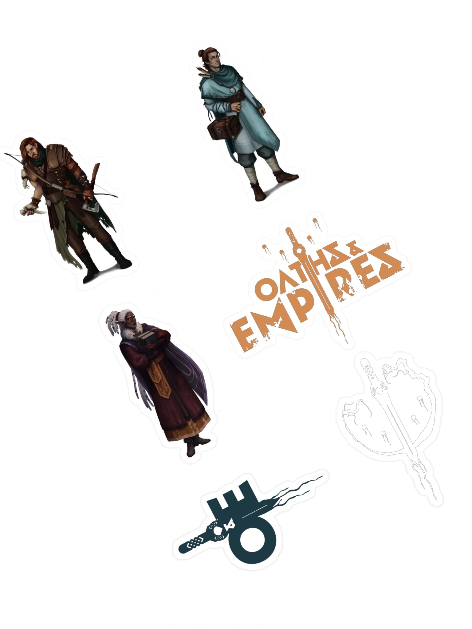 Oaths & Empires Sticker Sheet product image (1)