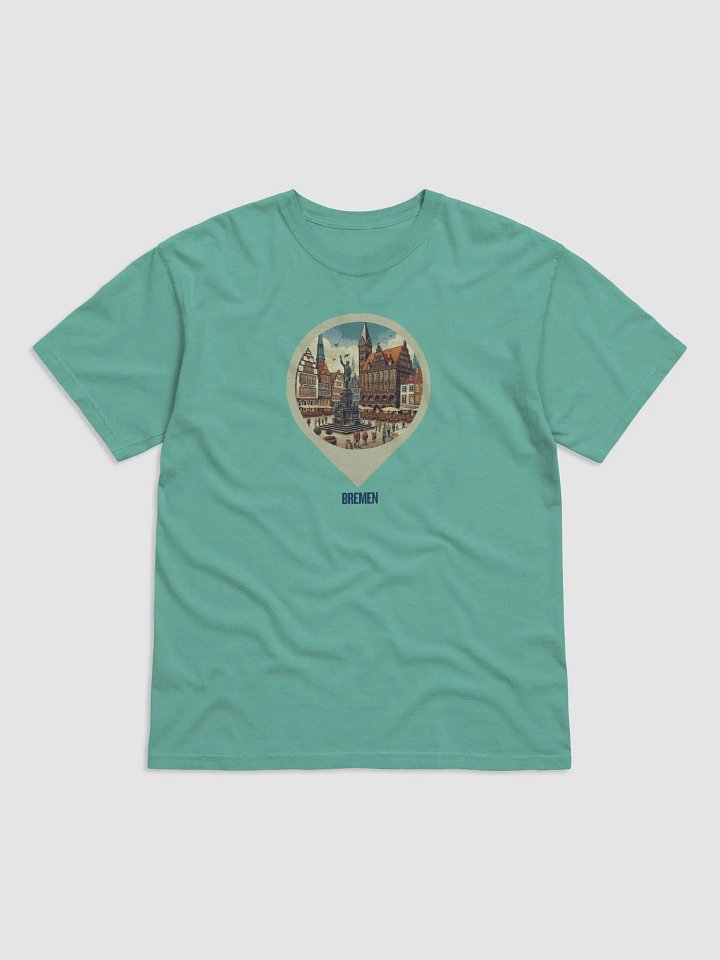 European Cityscape Plaza T-Shirt | AI Design Bremen city product image (2)