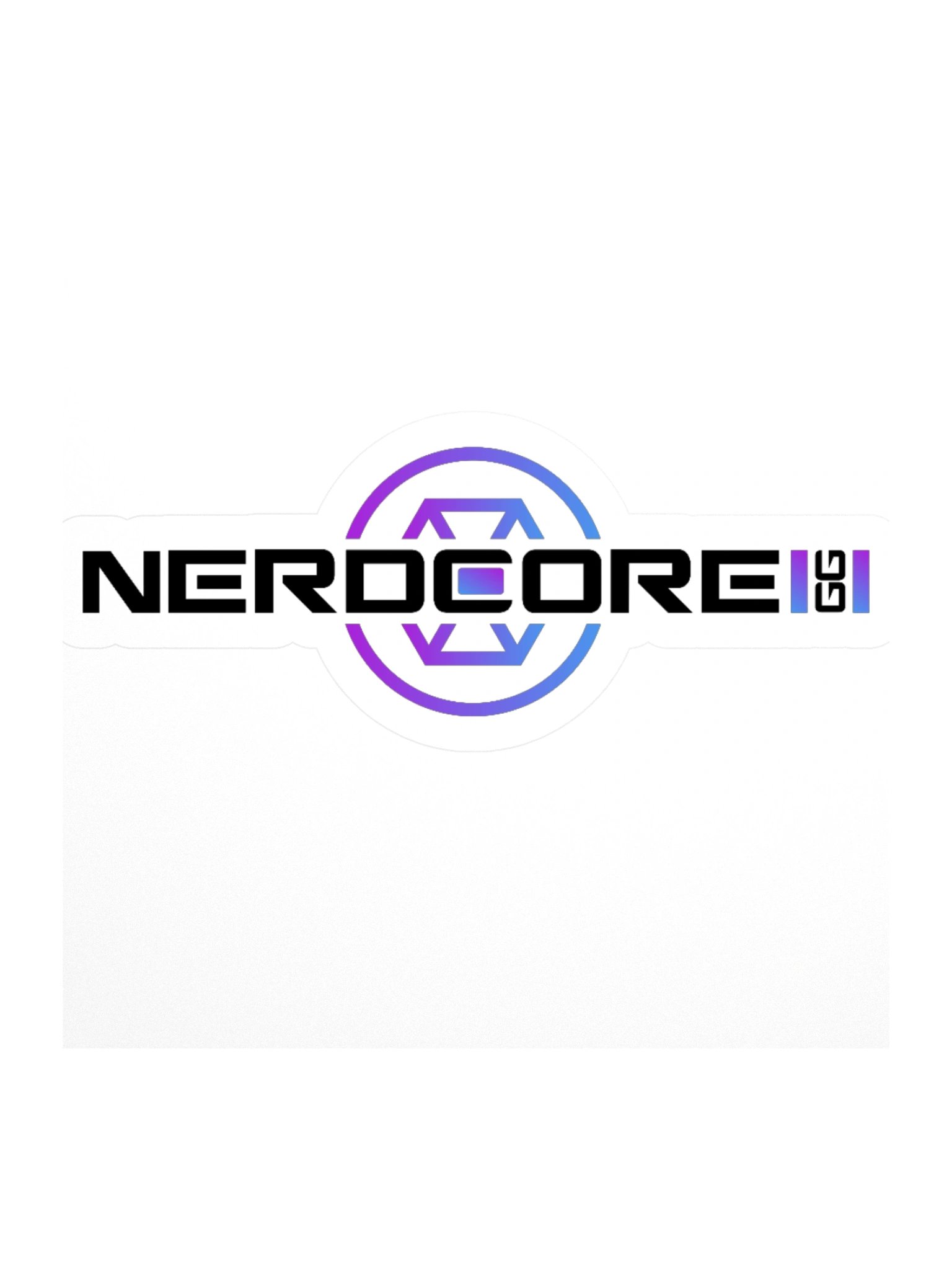 NERDCORE Full Logo Sticker product image (1)