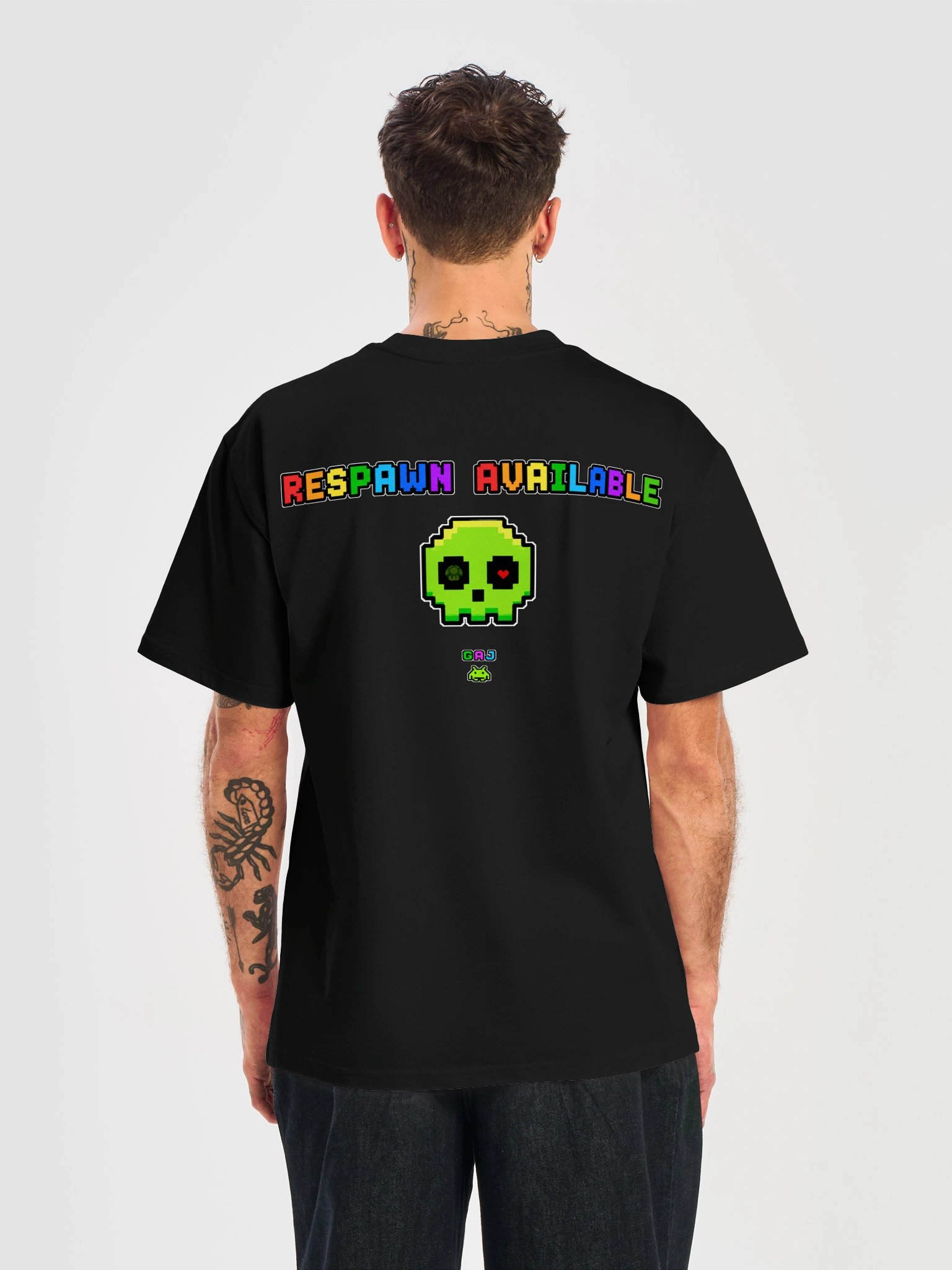 EXTRA LIFE ×01 – Pixel Mode Tee - PREMIUM product image (6)