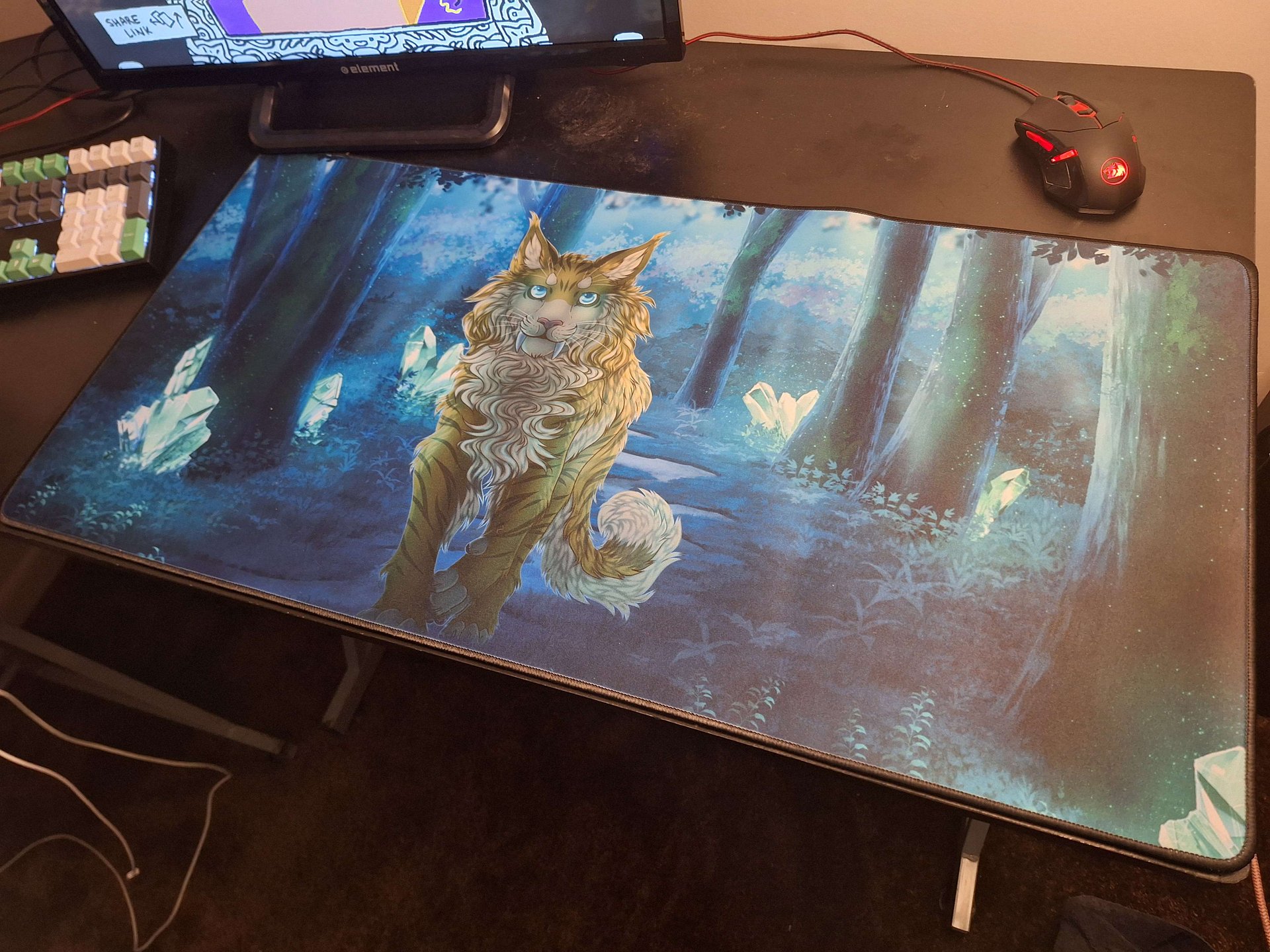 SparkleCat Forest Deskmat product image (2)