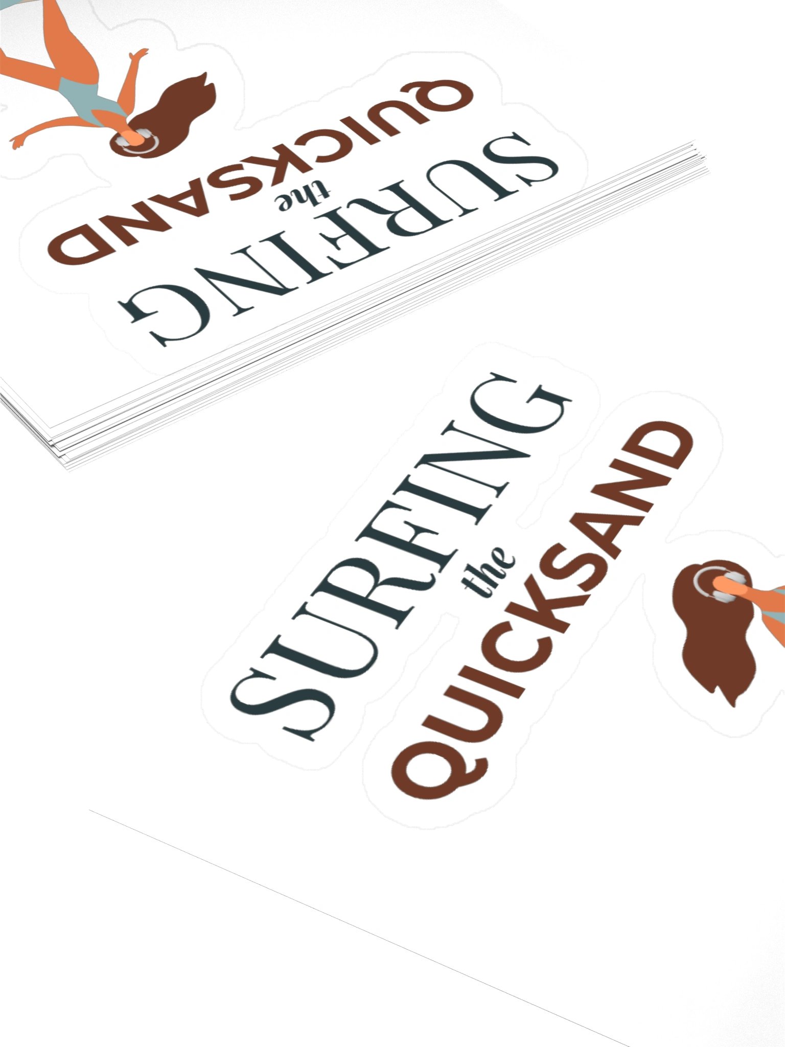 Surfing the Quicksand Kiss Cut Sticker product image (4)
