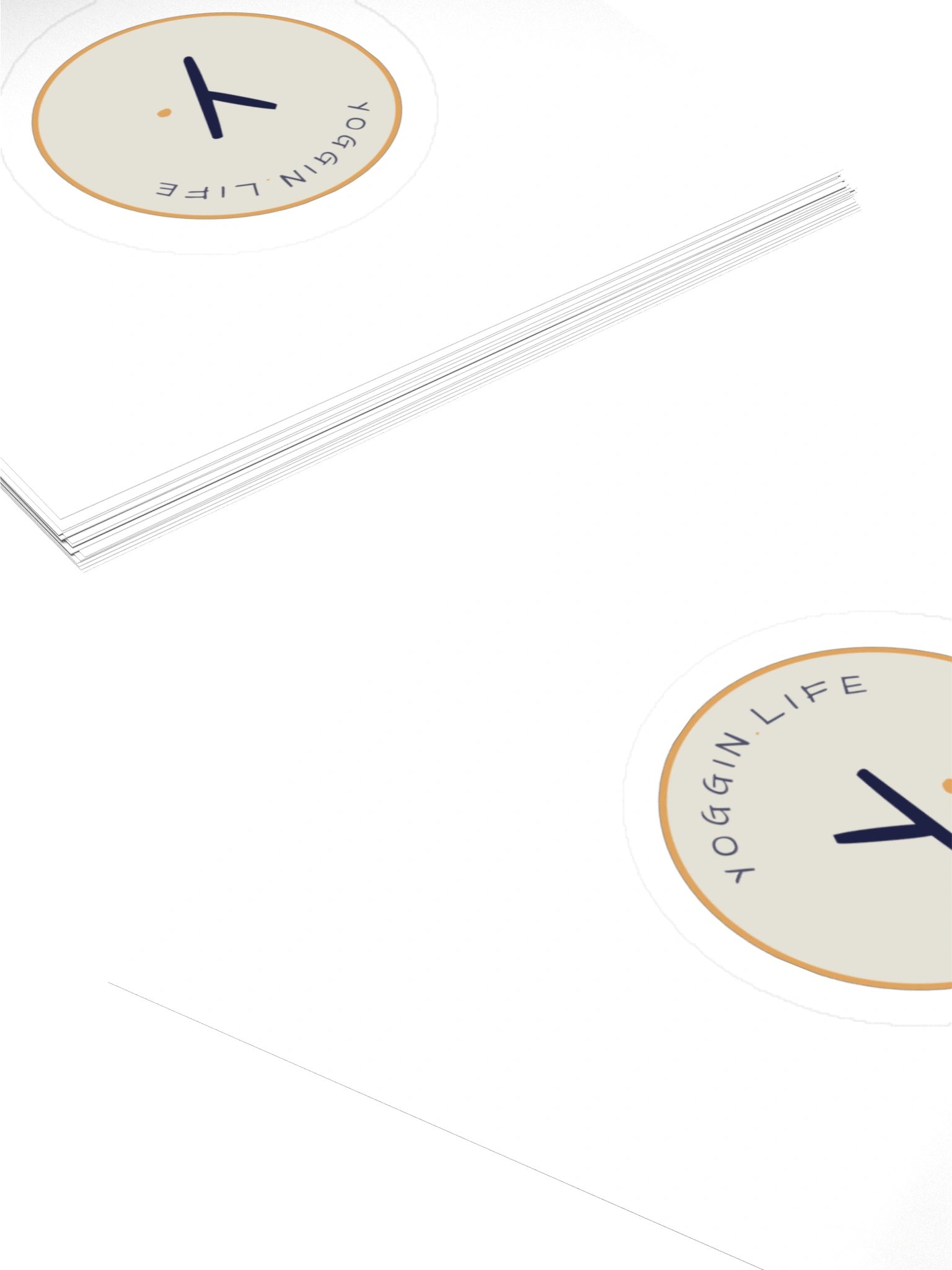 micro dot sticker — cream product image (4)