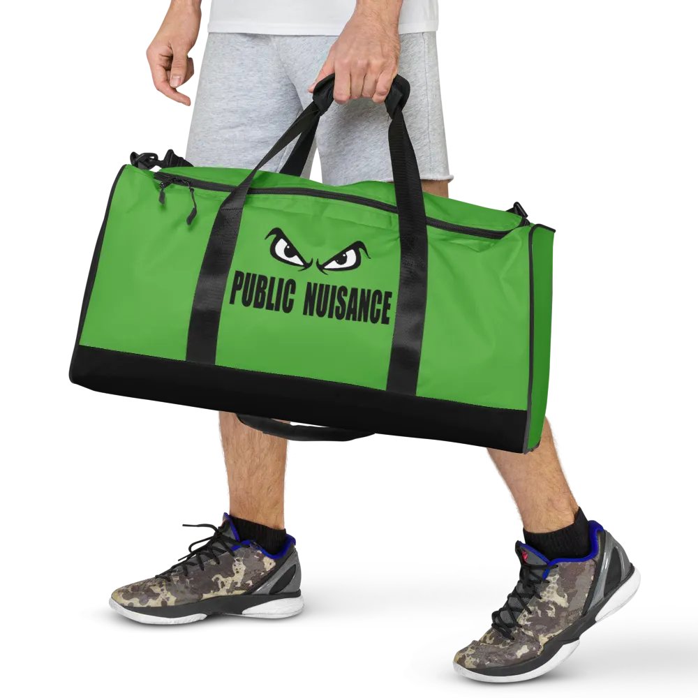 Public Nuisance: Lime Green Duffle Bag product image (7)