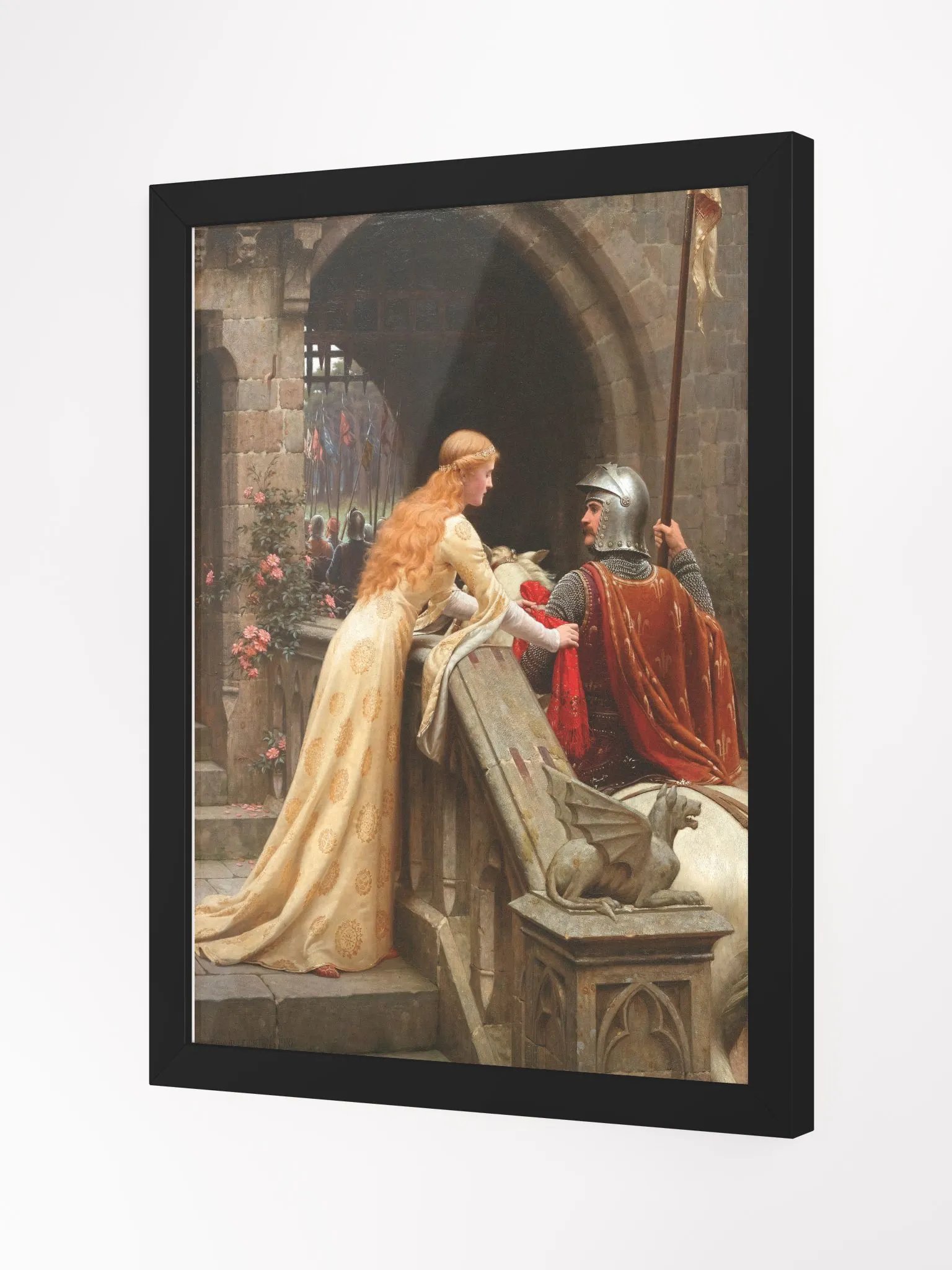 ''God Speed'' by Edmund Blair Leighton Framed Poster (Sizes Avail.) product image (3)