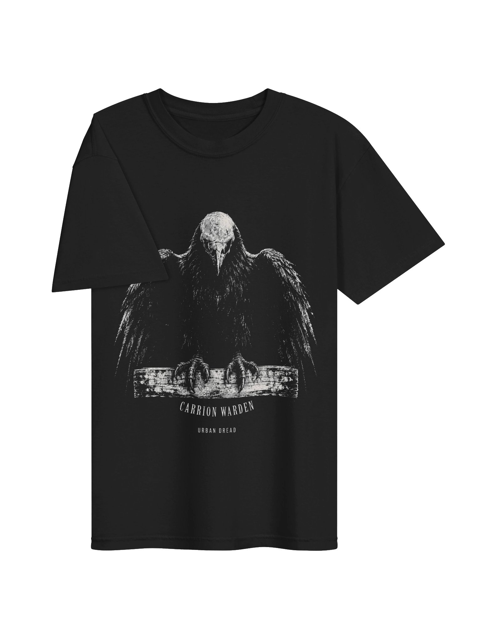 Carrion Warden — Omen Bird Horror T-Shirt product image (3)