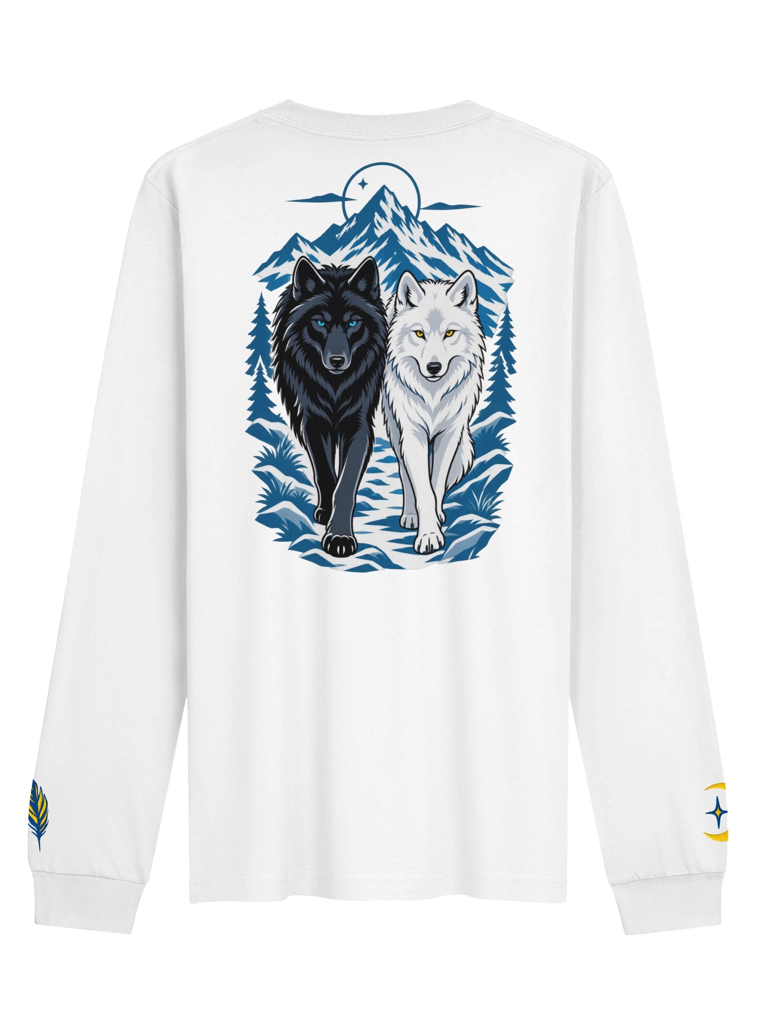 T-shirt manche longue 100% coton - Collection spéciale, Brodé manches + buste / avec dessin arrière, La dernière prière product image (2)