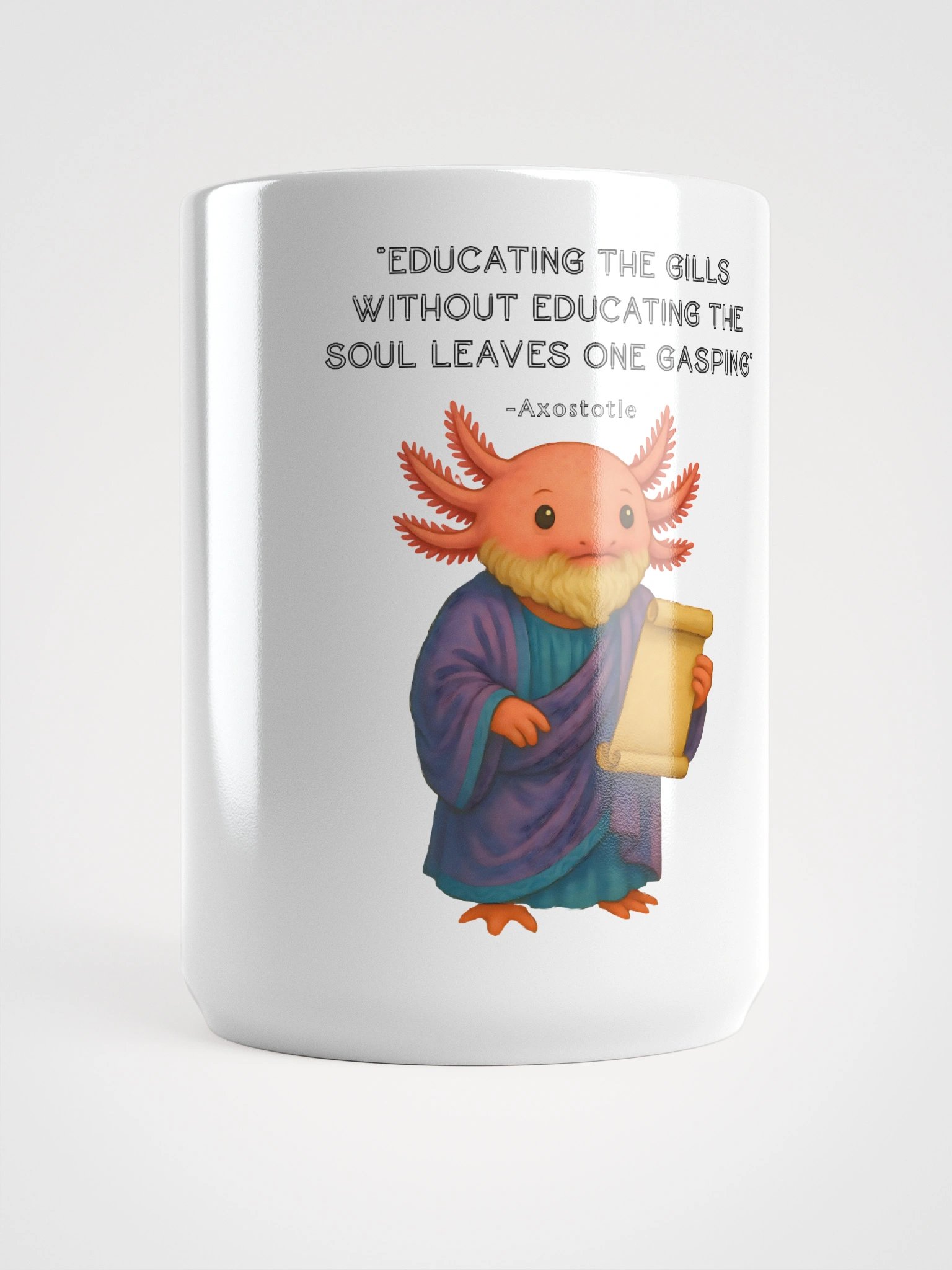 Axostotle - Educating the Gills Axolotl Aristotle Philosophy Mug product image (5)