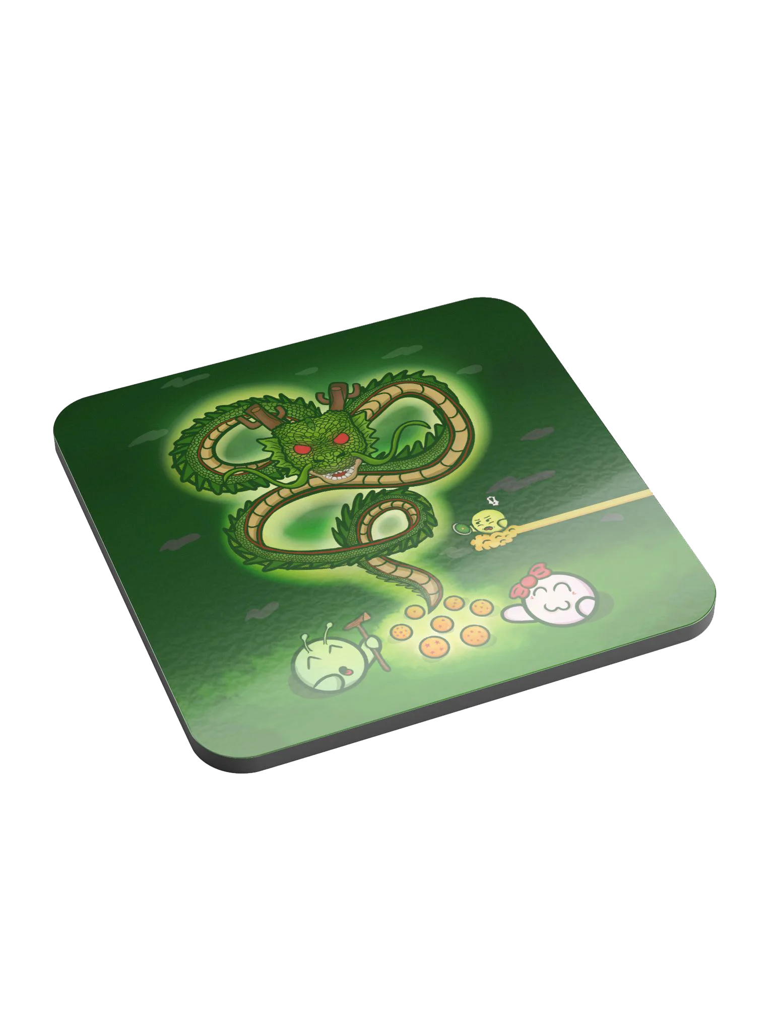 Dango Dragon Year - Glossed Cork Coaster product image (1)