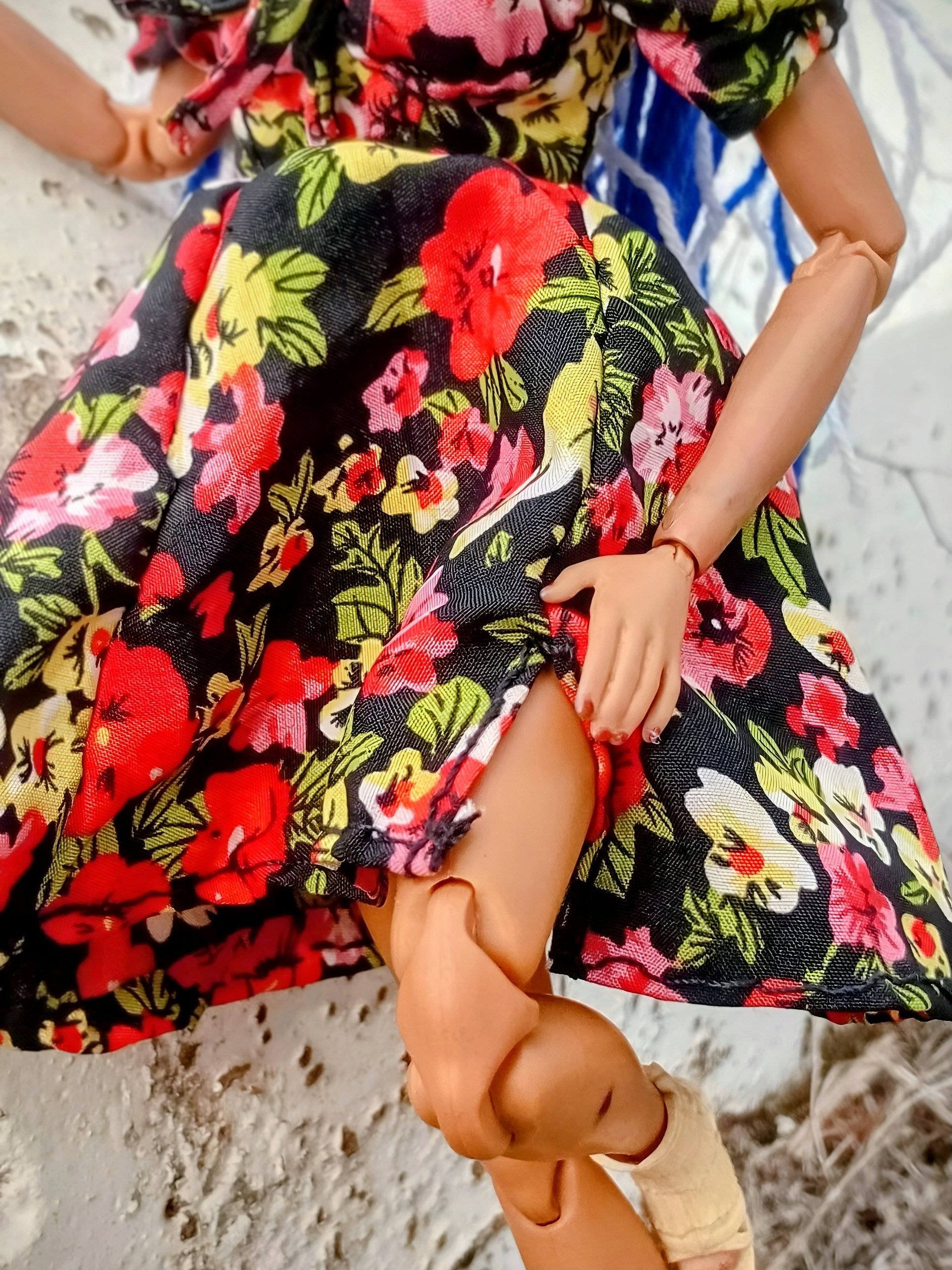 Summer Milkmaid Dress for Barbie| Integrity Toys| Poppy Parker| Fashion Royalty| Nu Face fashion dolls product image (3)