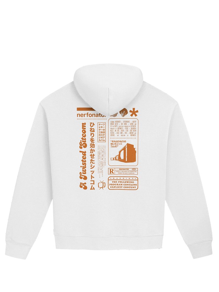"A Twisted Sitcom" Japanese Obi Strip Hoodie product image (1)