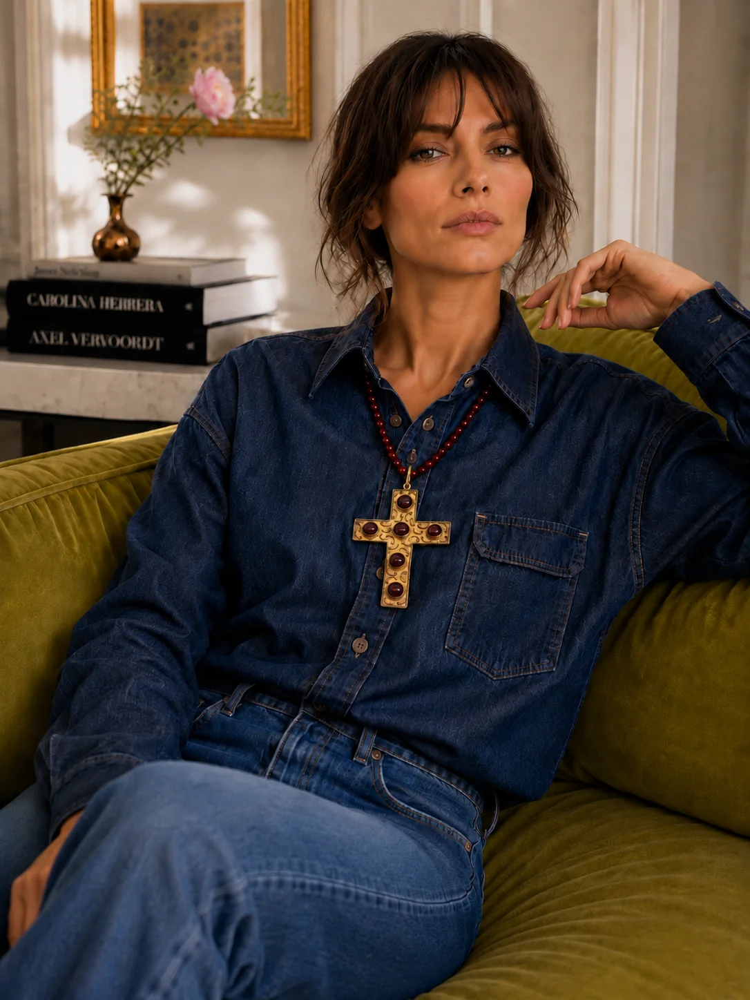 Rustic Crimson Cross product image (3)