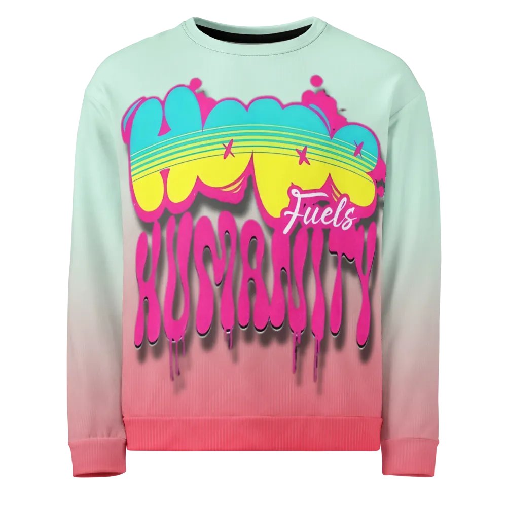 Gradient Dreams Recycled Sweatshirt product image (7)