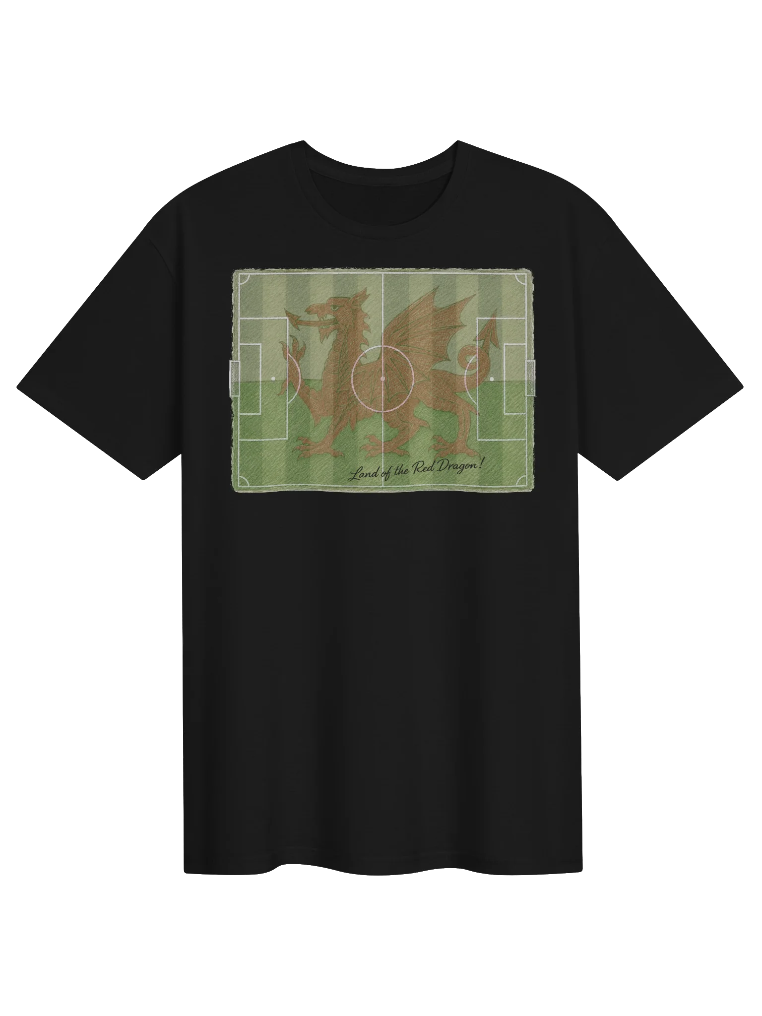 Land of the Red Dragon Football Tee product image (1)