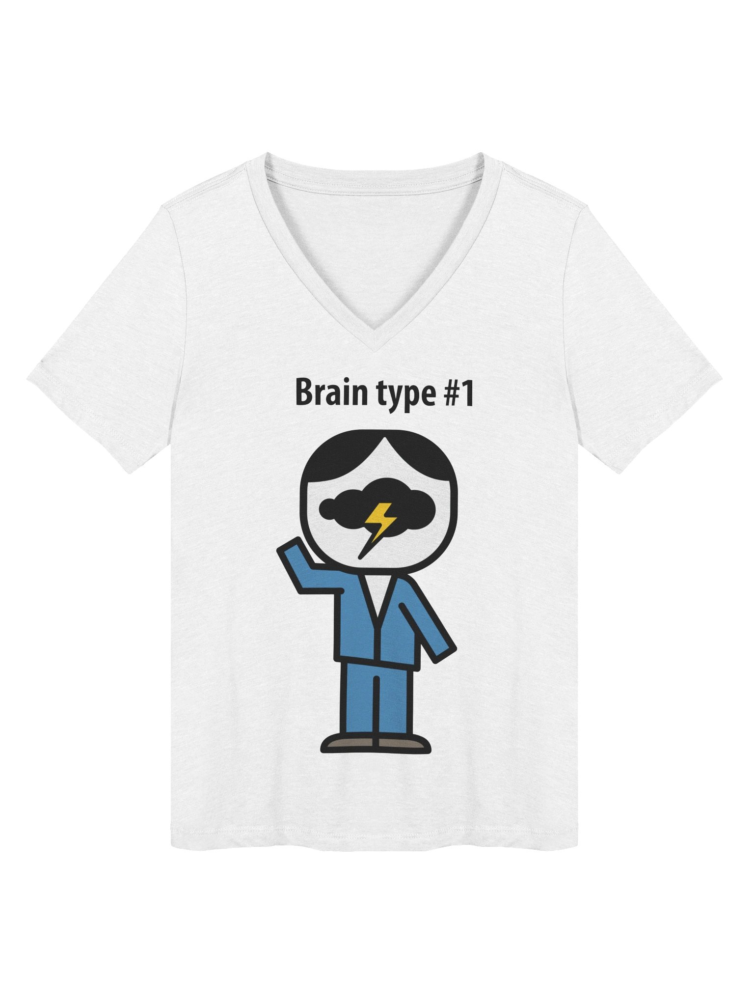 Women's t-shirt for brain type #1 product image (1)
