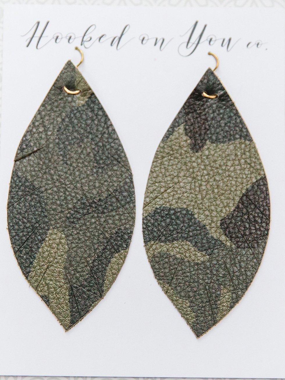 Camoflauge Leather Earrings product image (2)