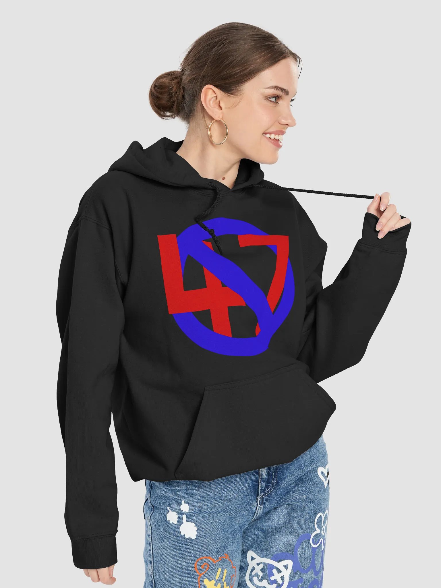 No 47 Gildan Classic Hoodie product image (7)