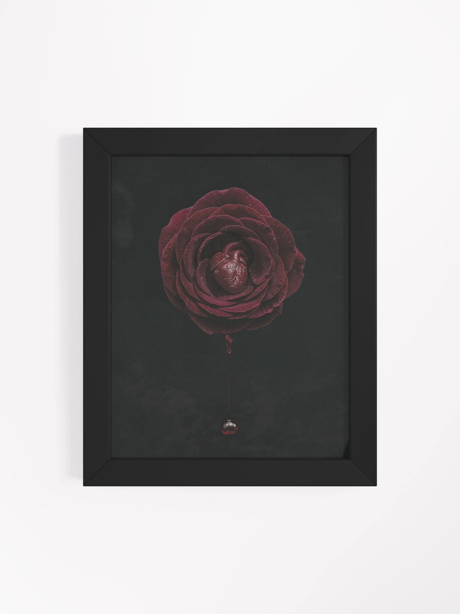 The Bleeding Bloom Framed Print product image (22)