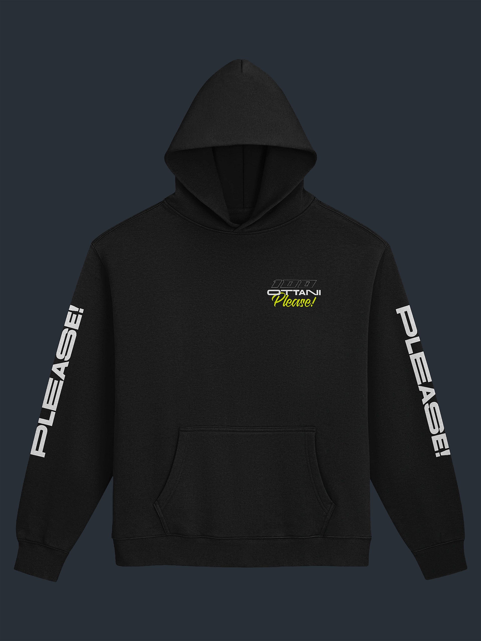 100 Ottani Please!™ Premium Oversized Racing Streetwear Hoodie | Nightshift Edition product image (3)
