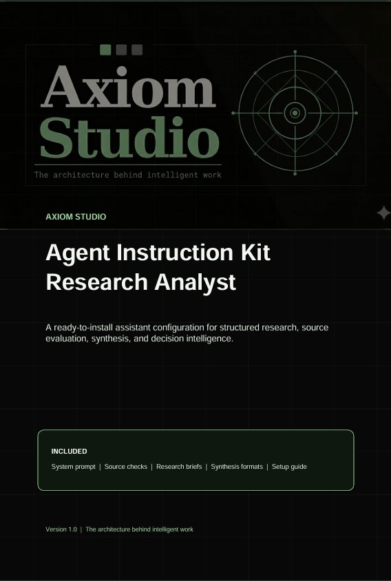 The Axiom Agent Instruction Kit - Research Analyst product image (1)