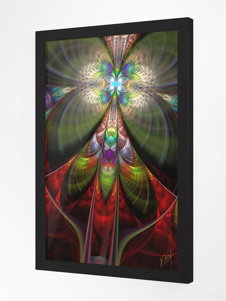 Red Schmetterling Soul - Framed Matte Poster product image (2)