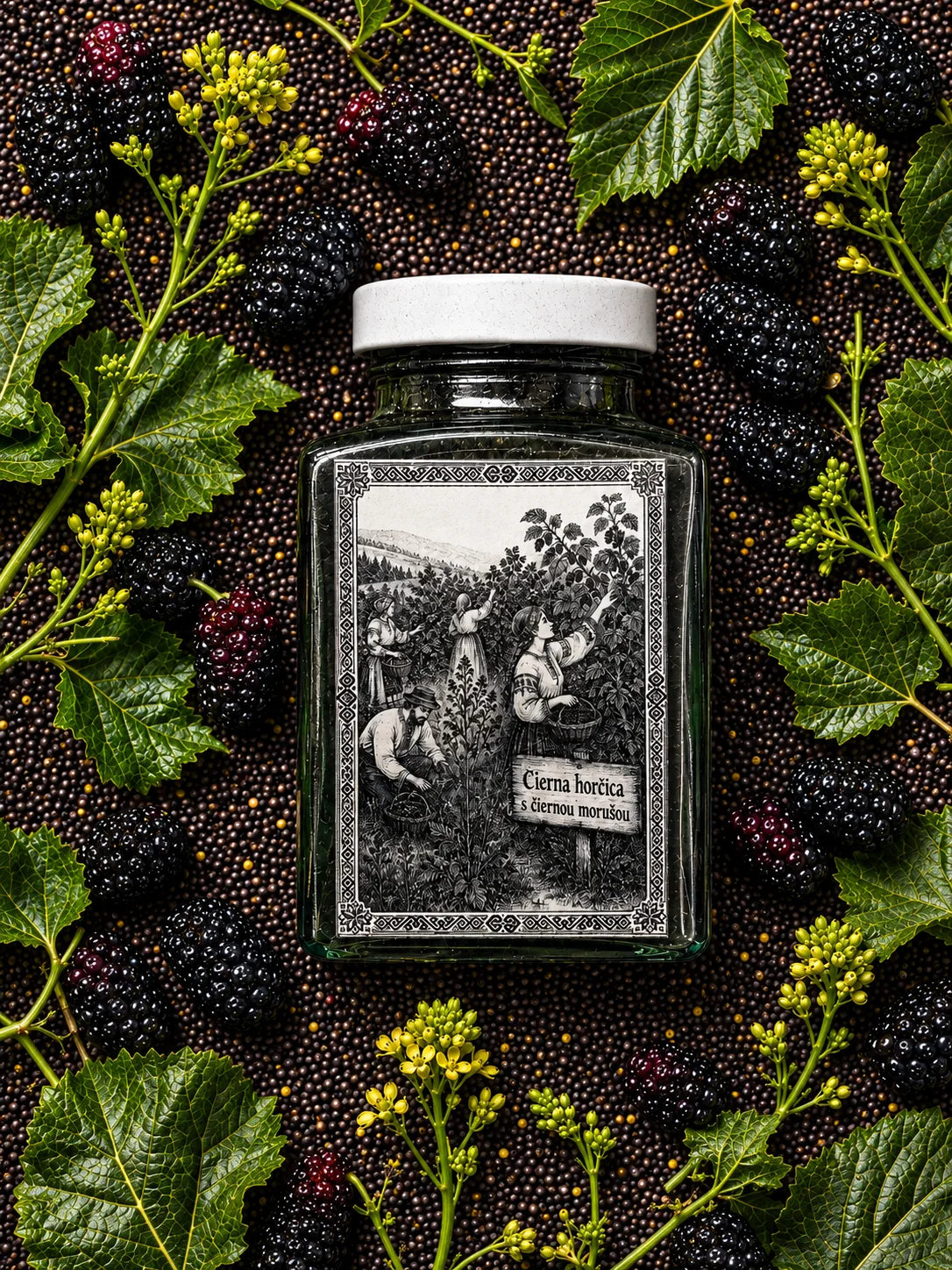 Čierna horčica s čiernou morušou product image (1)