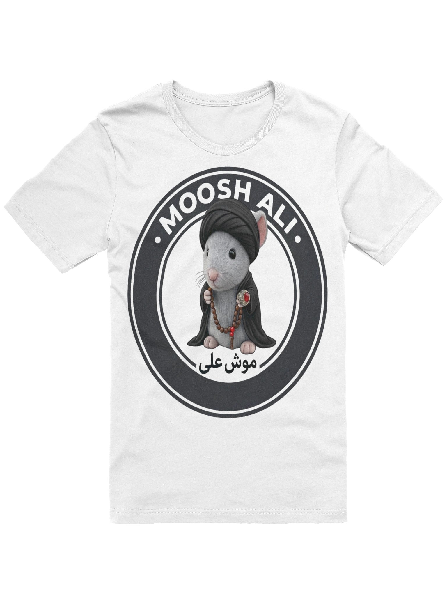 The Original "Moosh-Ali" Graphic Tee (White) $22.00 product image (1)
