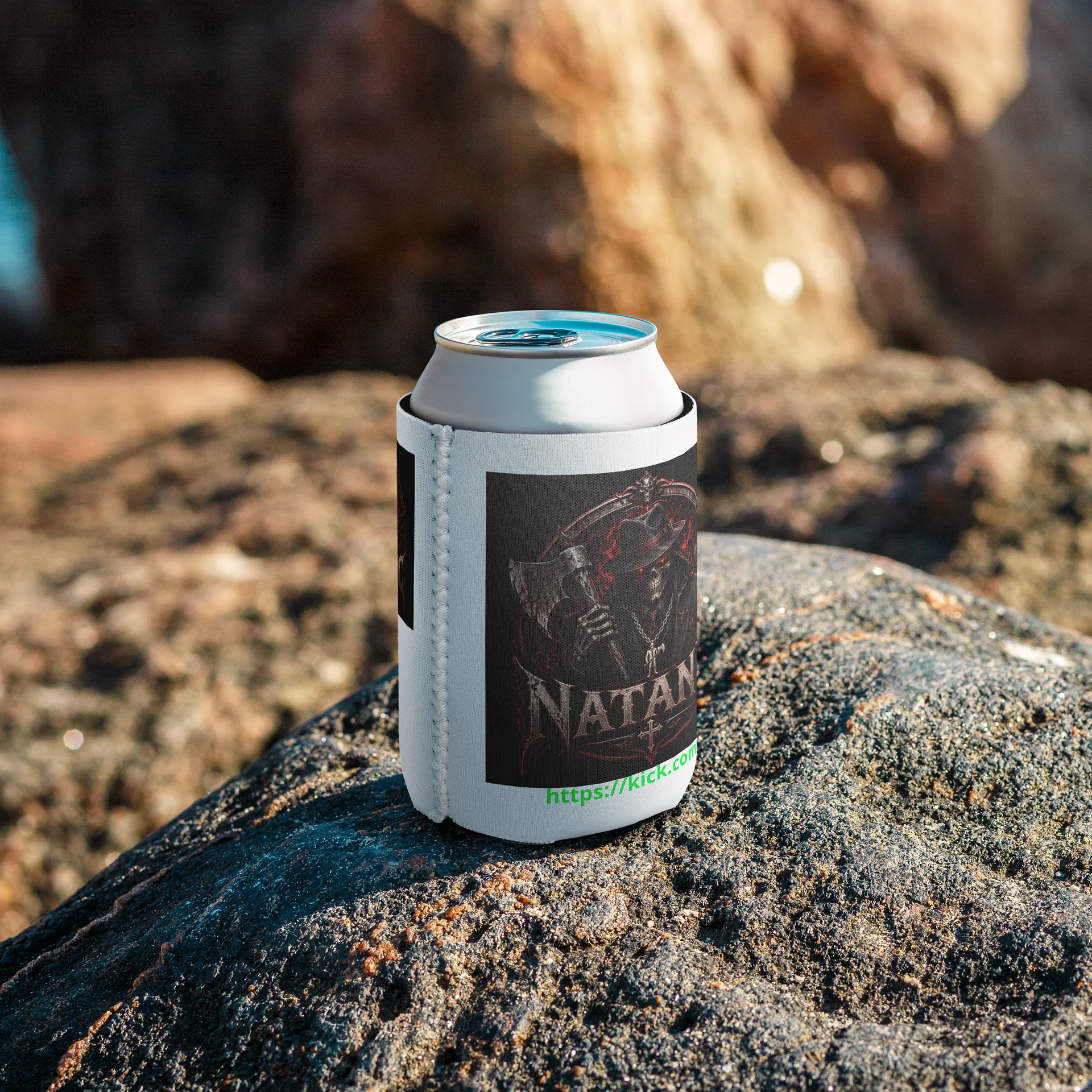 NATANIC Skull & Axe Can Cooler product image (8)