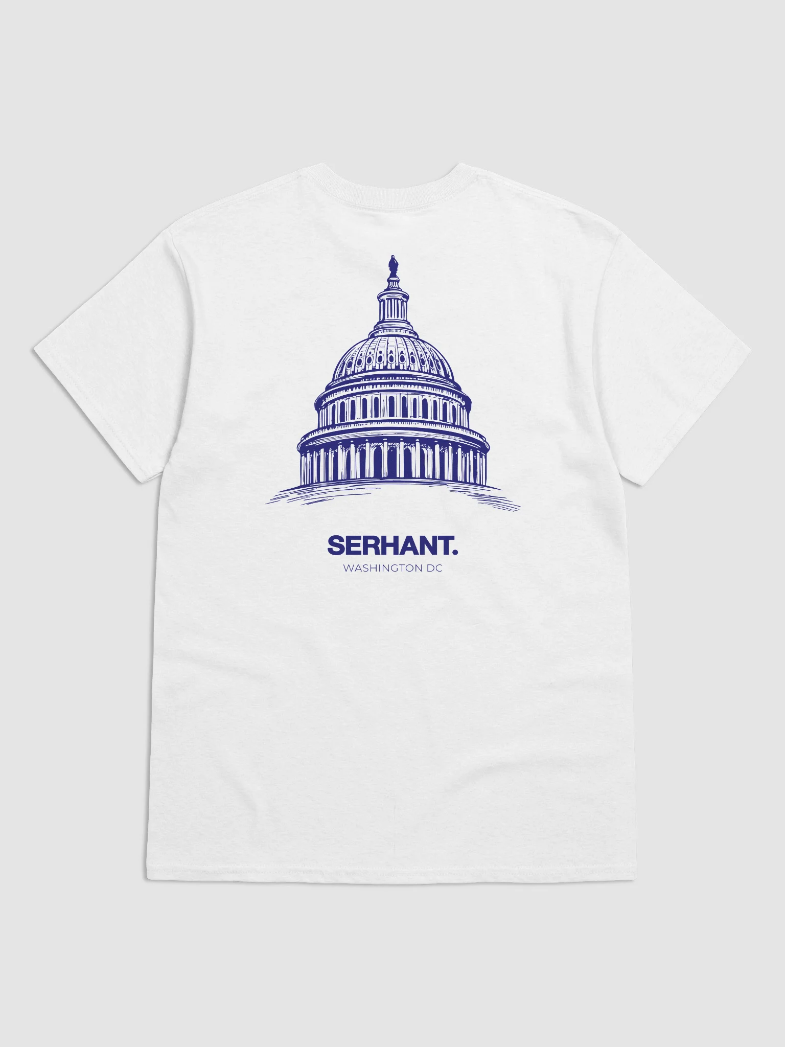 SERHANT. Washington DC Capitol White T-Shirt product image (2)
