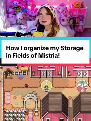 How I organize my storage in Fields of Mistria! #fieldsofmistria 