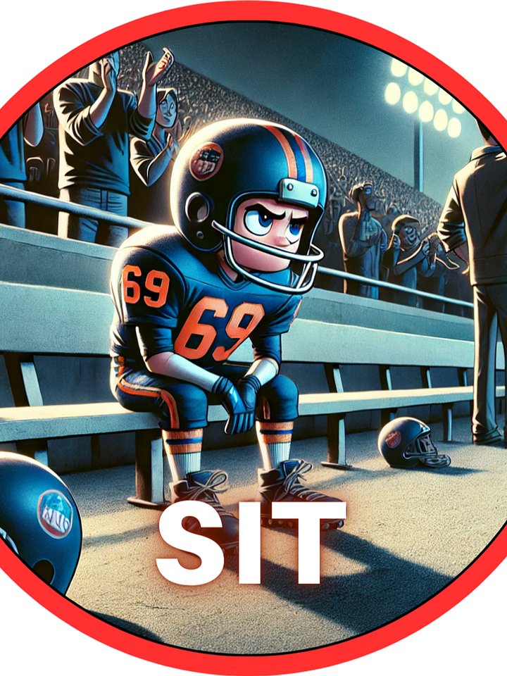 Start/Sit Poker Chip – With the Legend of Little Jimmy product image (2)