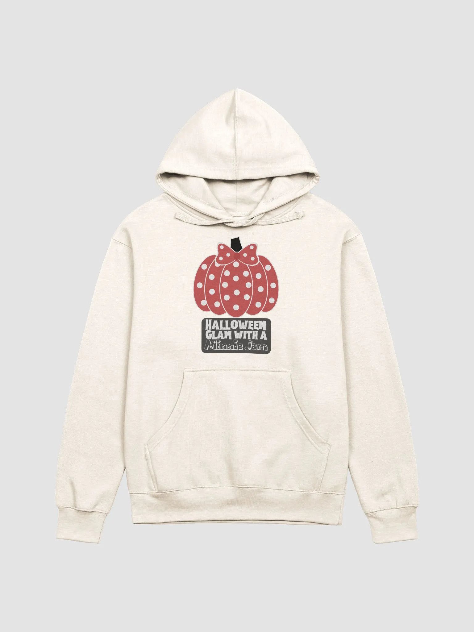 Minnie's Polka Dot Pumpkin Hooded Sweatshirt: A Disney Halloween Delight by Seconds to Go product image (1)