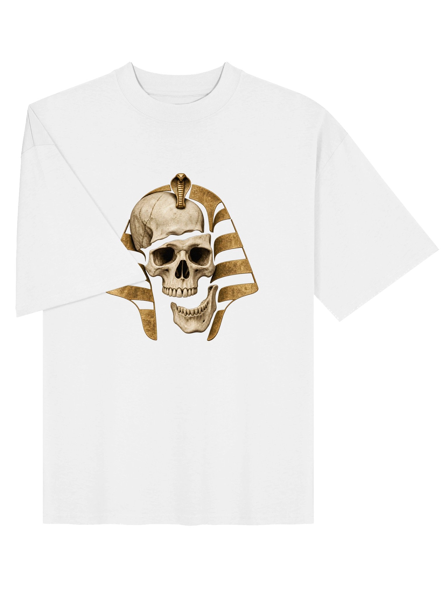DNARNYA — Dislocated Pharaoh T-Shirt — White product image (3)