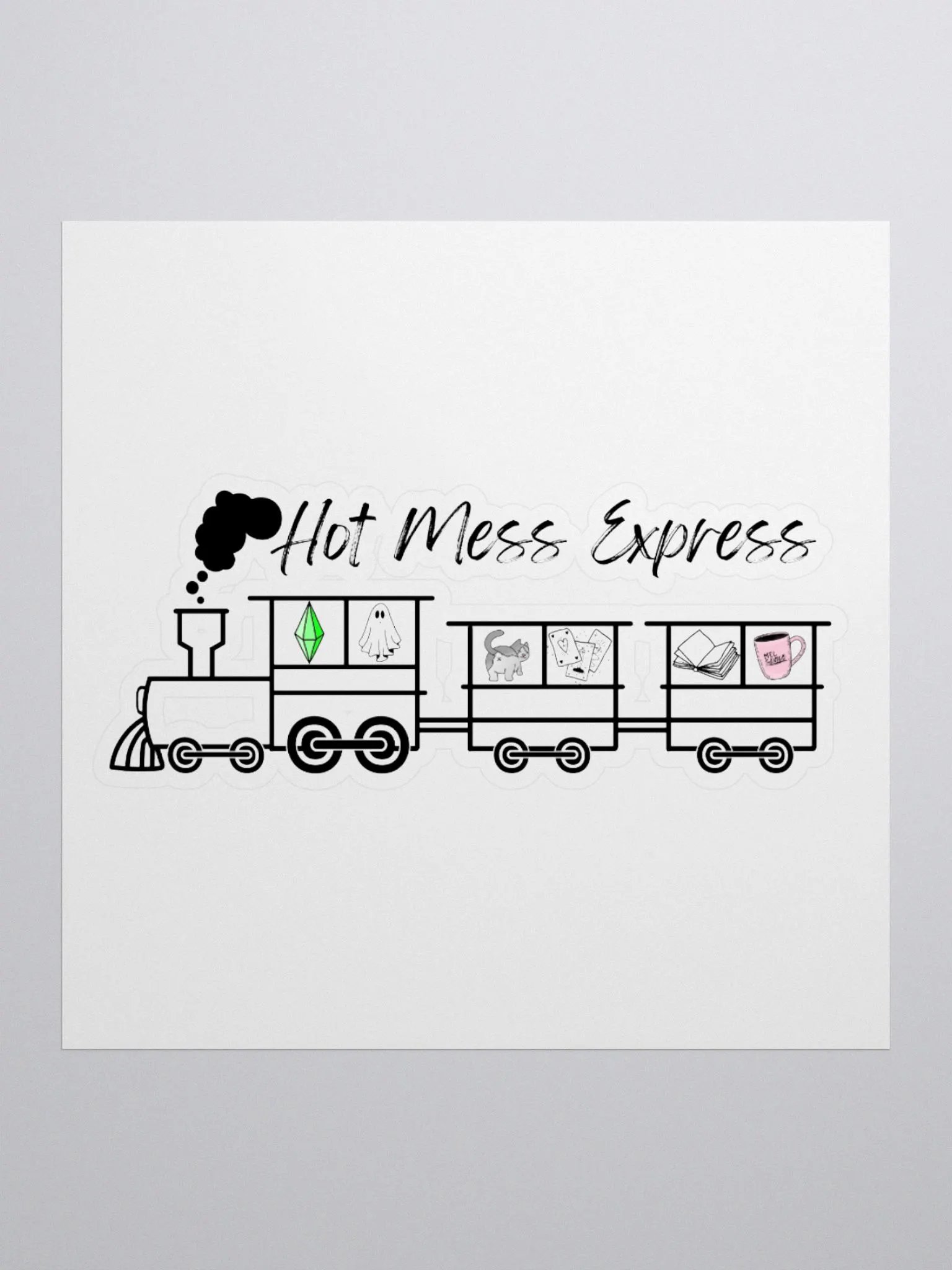 Hot Mess Express Sticker product image (1)