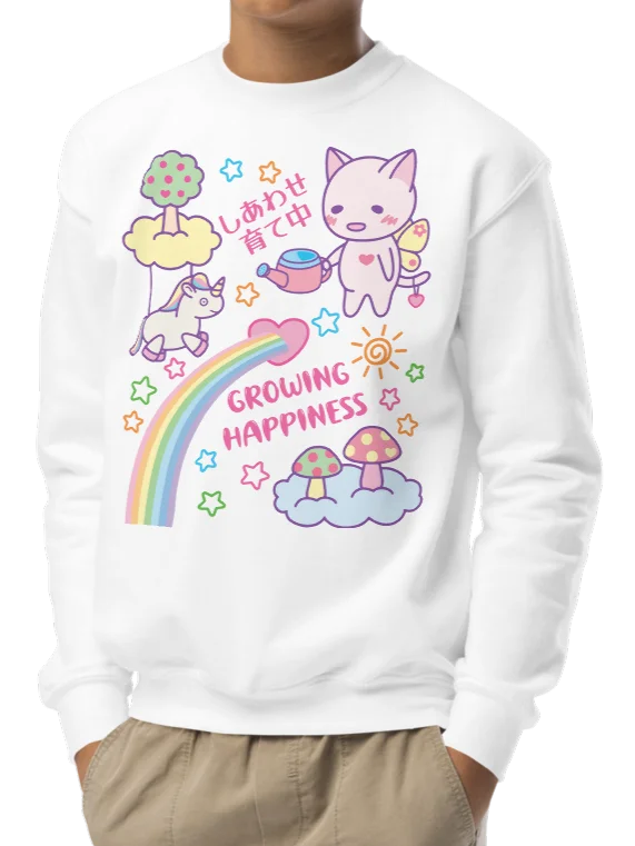 Happy Butterfly Cat - Unisex Youth Sweatshirt product image (2)