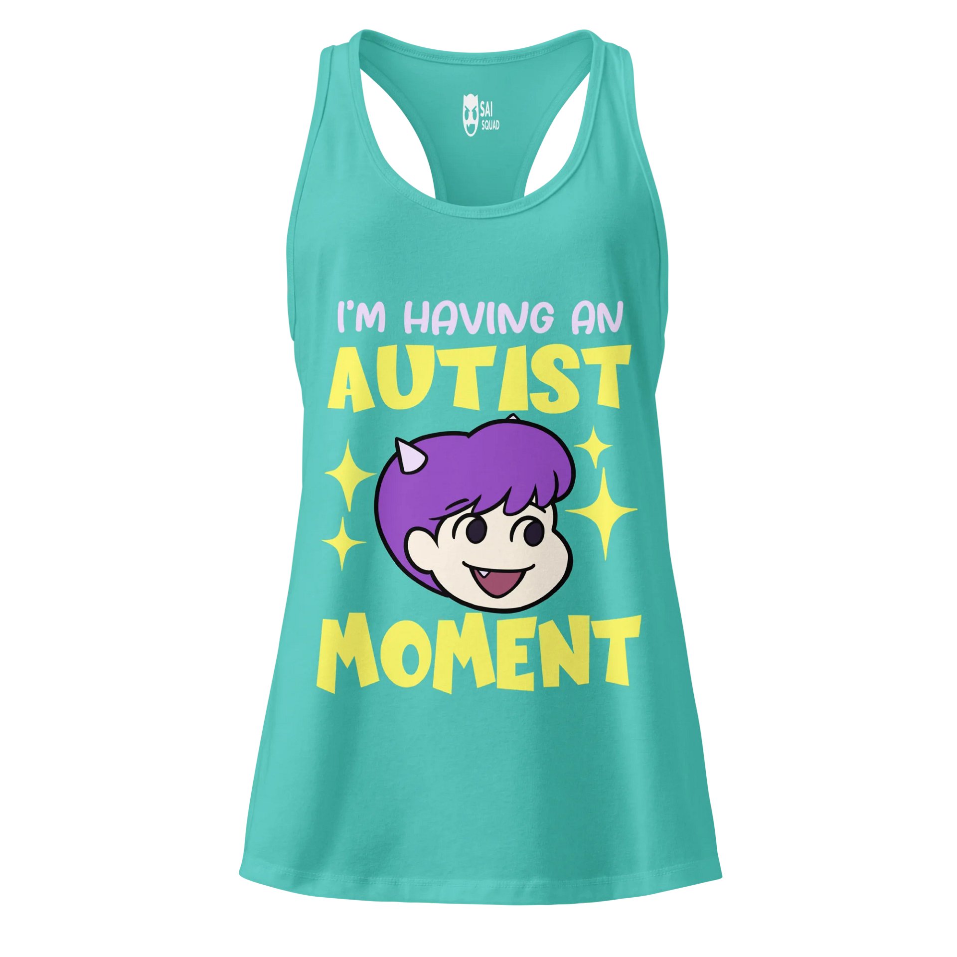 I'm Having An Autist Moment Racerback Tank product image (13)