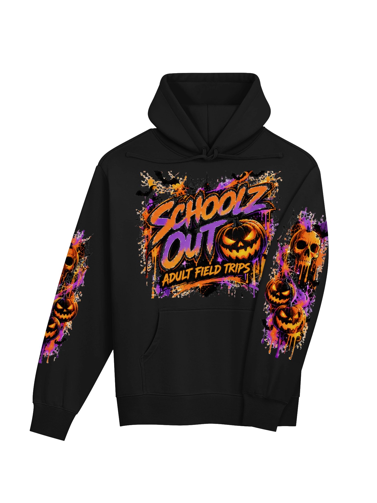 Schoolz Out 2026 Halloween Hooded Sweatshirt product image (4)