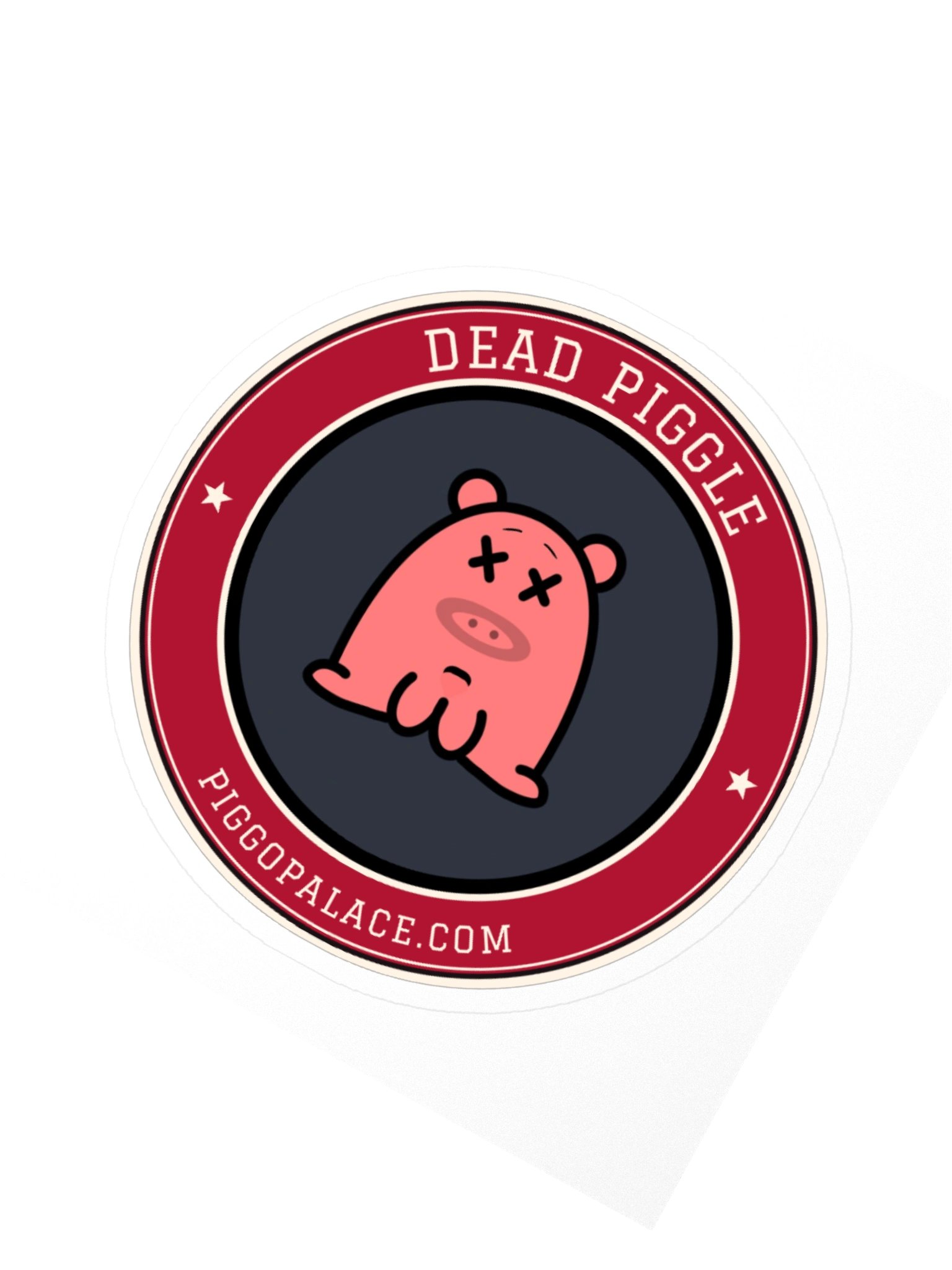 Dead Piggle Varsity Sticker product image (6)