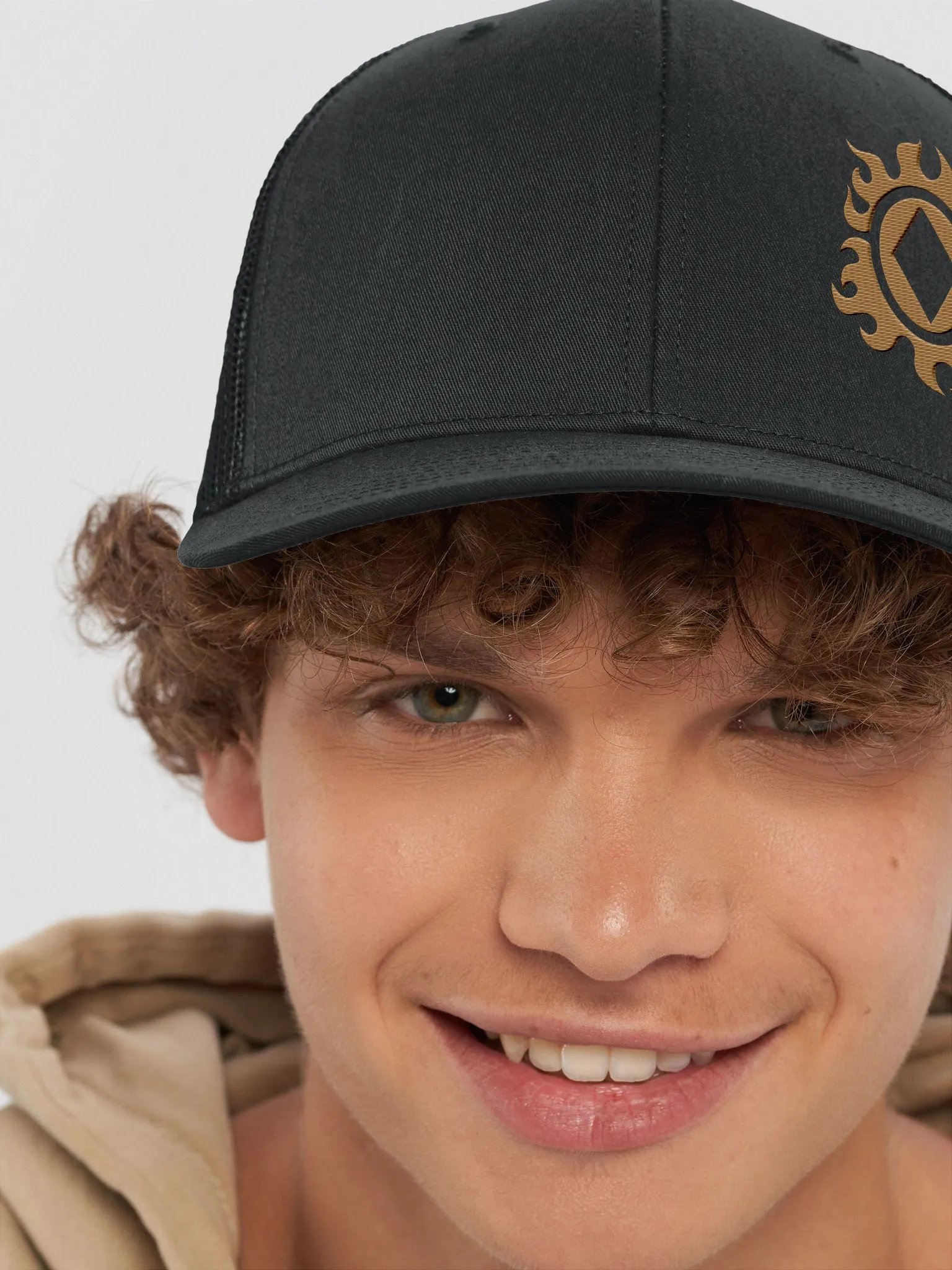 Jimbae Trucker Hat - Gold Icon product image (8)
