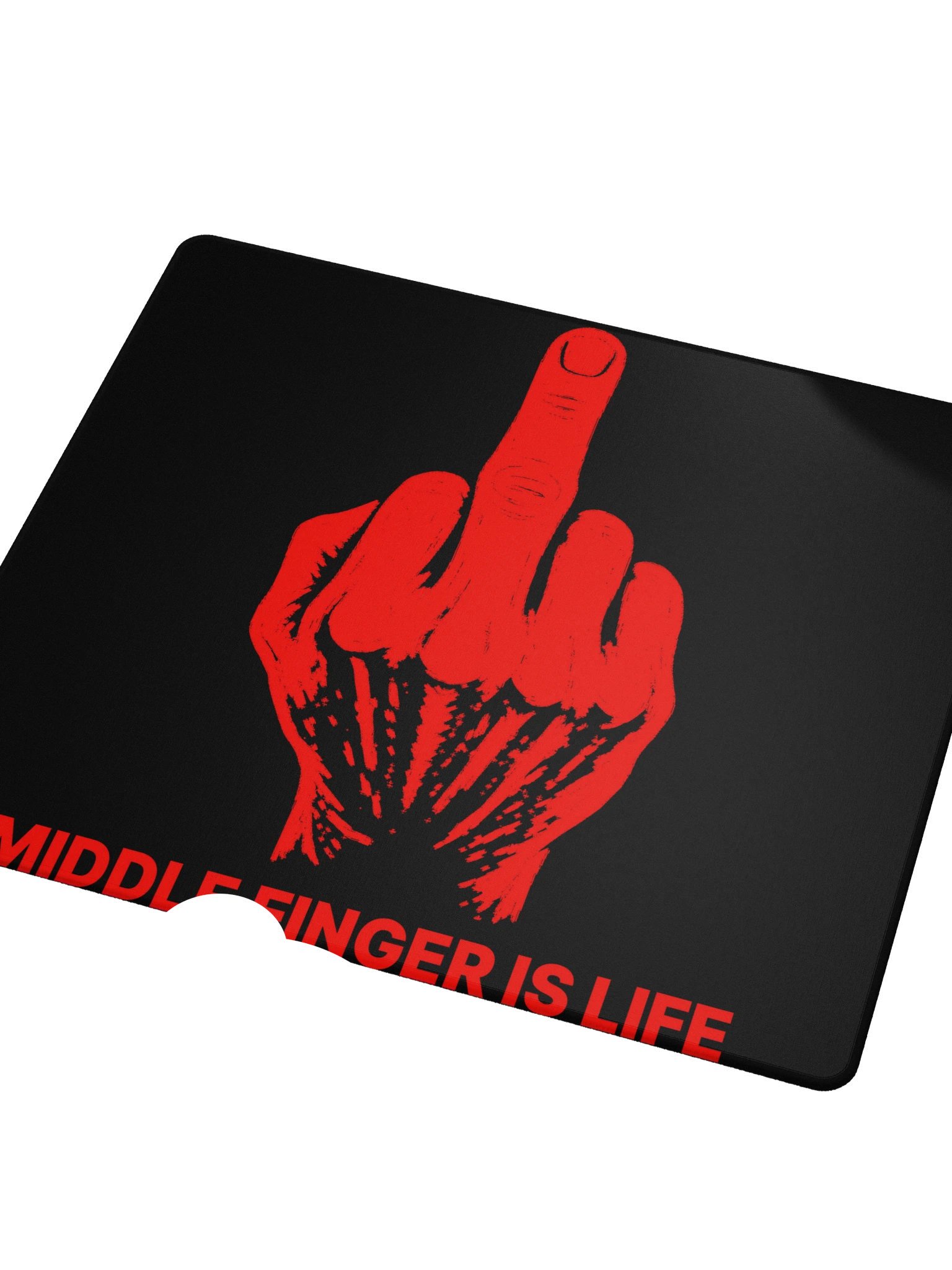 No ShopCo | Gaming Mouse Pad - Red on Black product image (3)