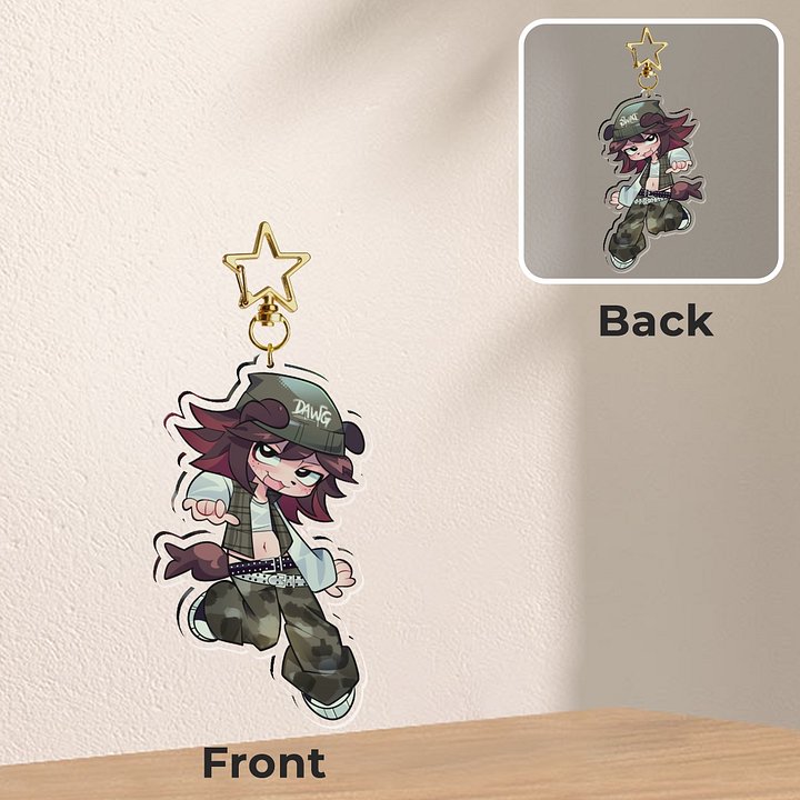 Skater Velvet Keychain product image (2)